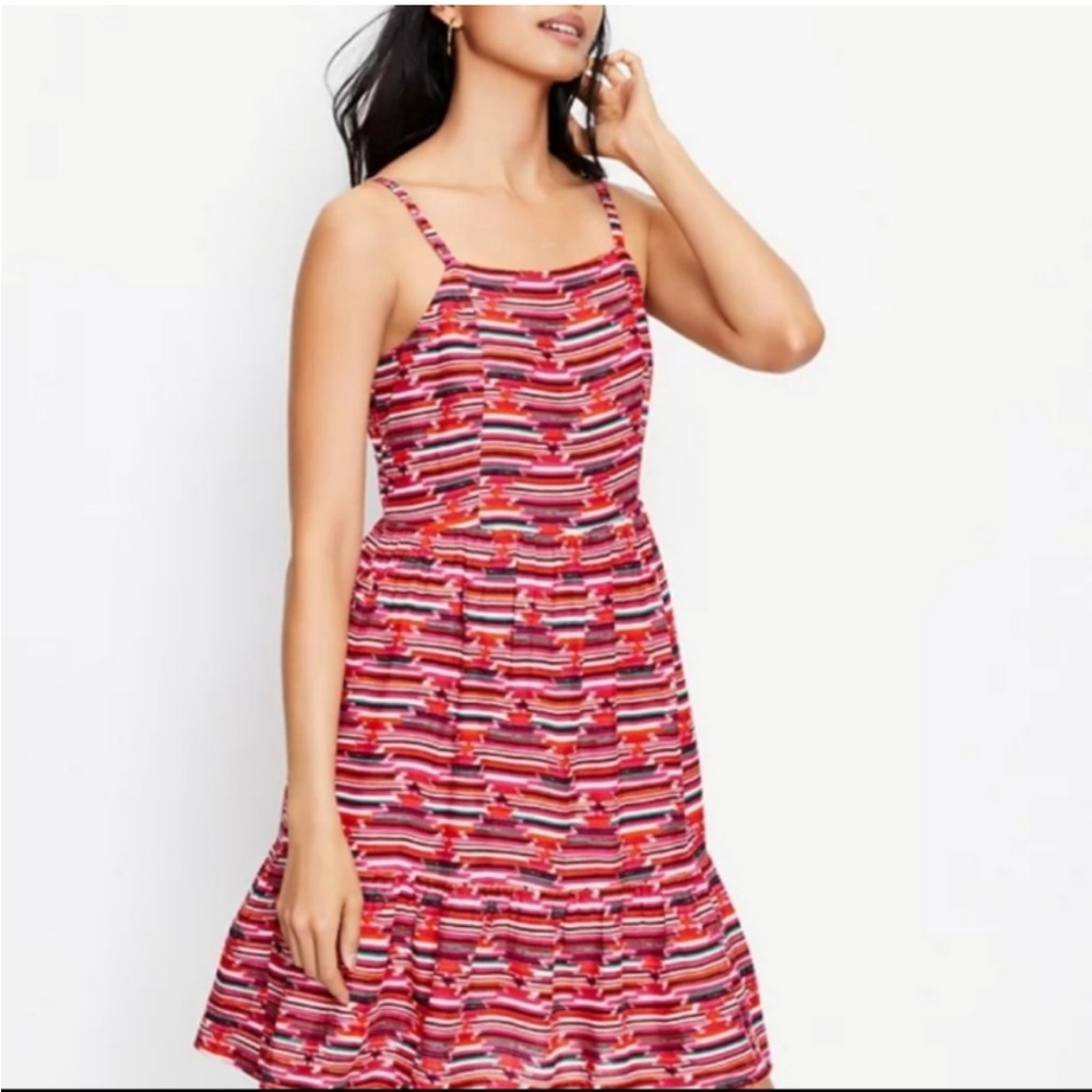 NWT Anne Taylor Loft IKAT Dress, Size 6